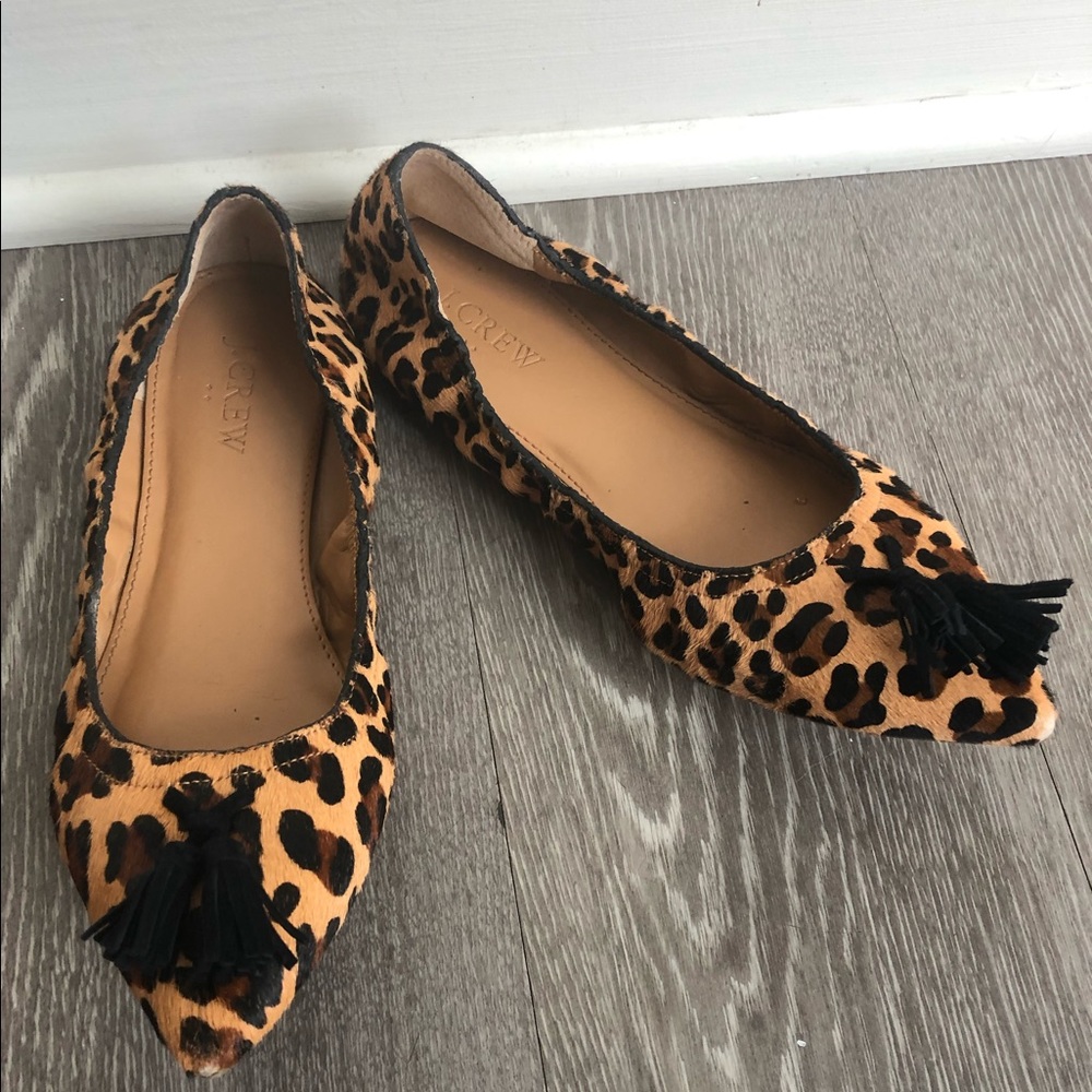 J. Crew Calfskin Ballet Flats